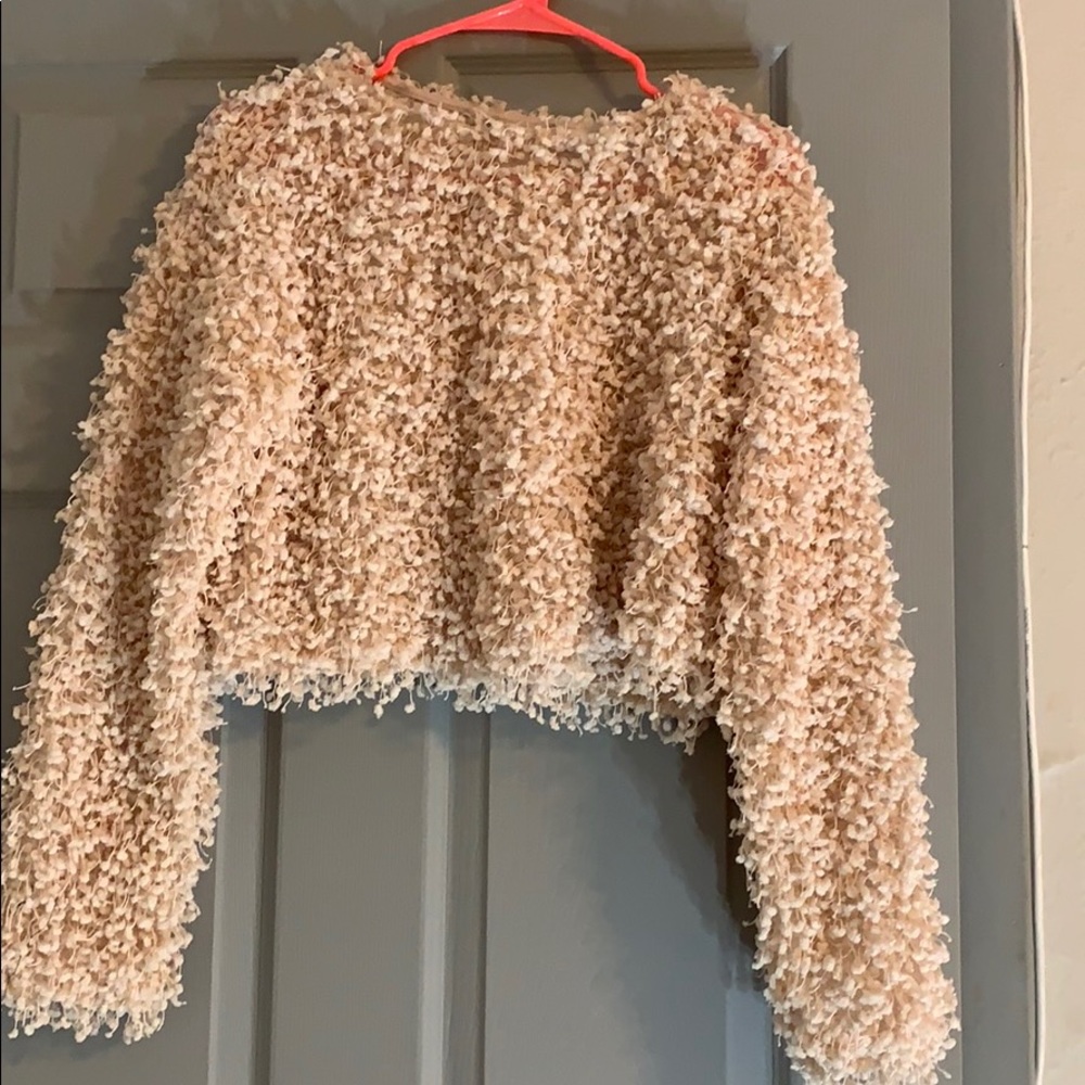 cute high rise bubble sweater